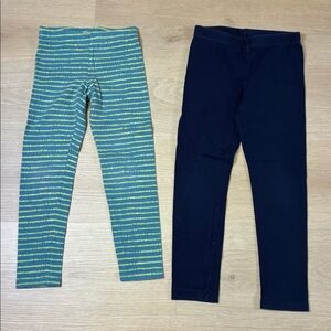 Old Navy Striped Leggings S 6/7 & Circo Navy 6/6x Leggings